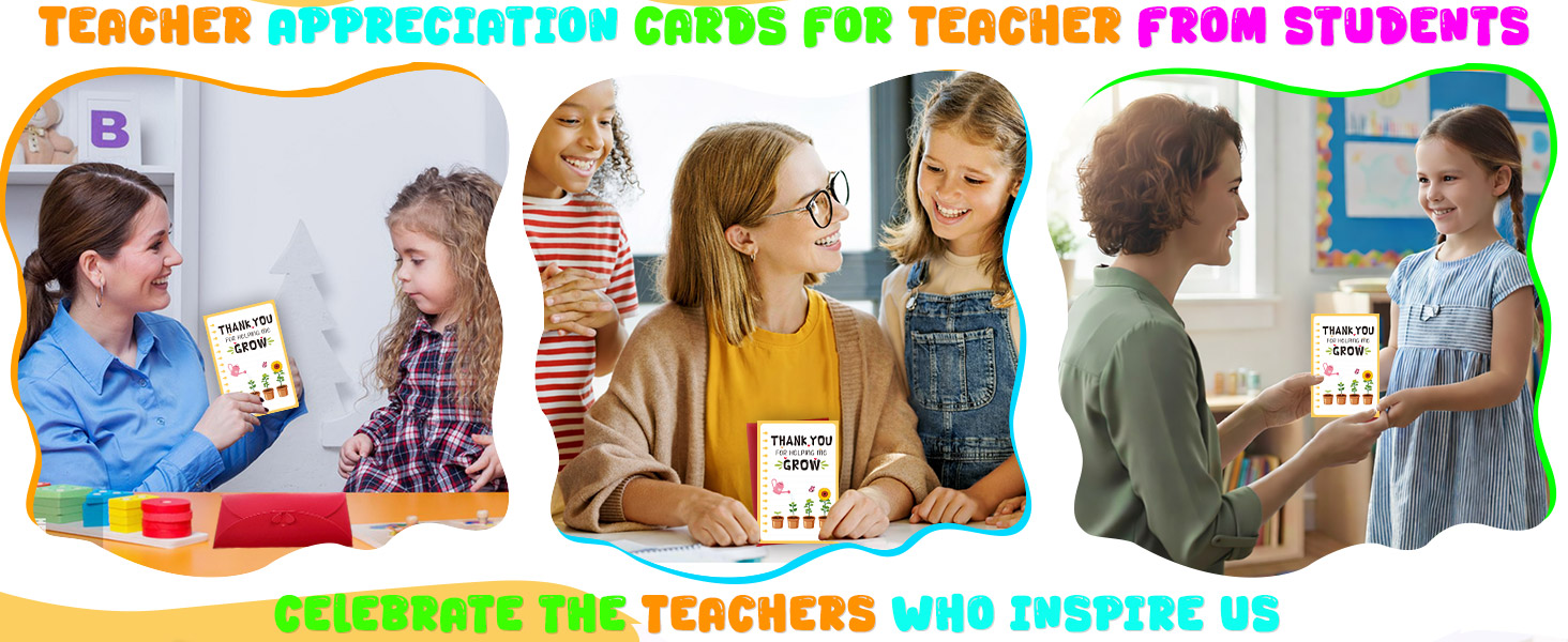 Teacher Appreciation Cards for Teacher from Students