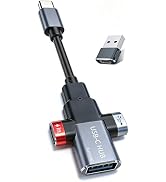 BUISAMG Mini USB C Splitter, USB C Dongle for MacBook Pro, iMac, Chromebook, Surface Pro. Laptops...