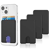 Senose Phone Card Holder, Silicone Anti Slip Out Phone Wallet Stick On Credit Card Holder, Id Car...