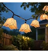 Decorative String Lights Plug in with 10 Incandescent Bulbs, Flower Garland Fairy Lights Connecta...