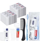 HQSLsund 25 Sets Personal Hygiene Kit Basic Toiletry Kits Homeless Supplies Bulk for Women,Men,Tr...