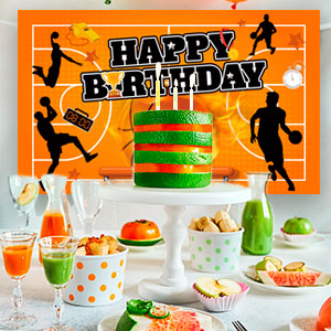 basketball birthday photo background