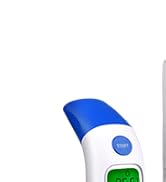 Berrcom 3 in 1 Forehead and Ear Thermometer Indoors Non-Contact Backlight Body Object Temperature...