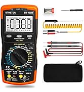 Digital Multimeter TRMS 6000 Count, BTMETER BT-770M Auto/Manual Ranging DMM Electrical Meter Test...