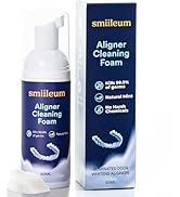 Smiileum Aligner Cleaner Foam - Aligner and Retainer Cleaner Foam for Invisalign, Night Guards an...