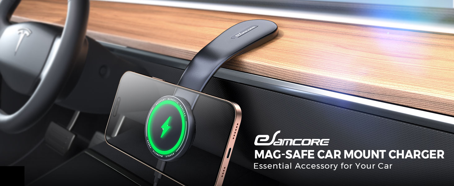 265 MagSafe car mount charger wireless