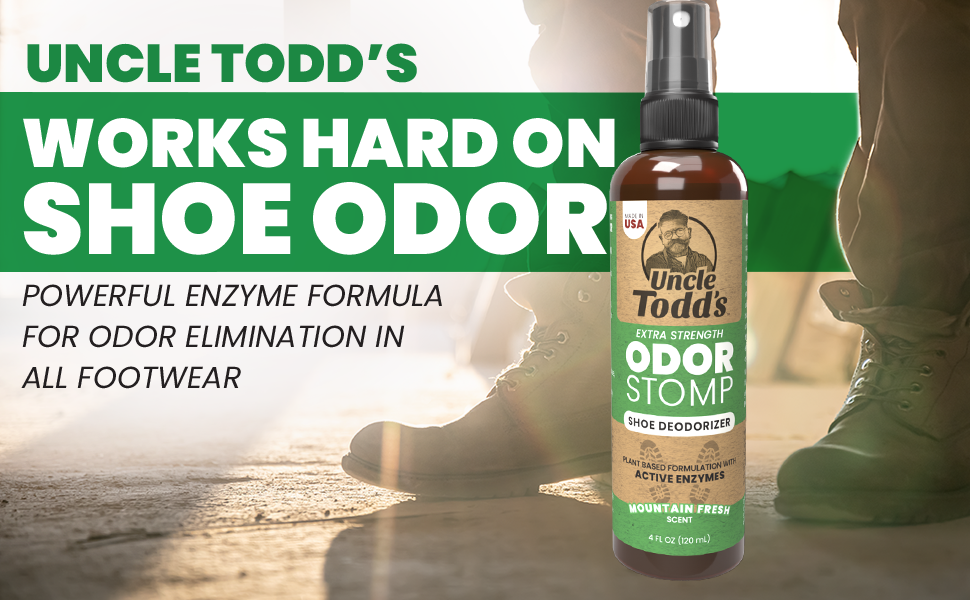 Uncle Todd's Works Hard On Shoe Odor