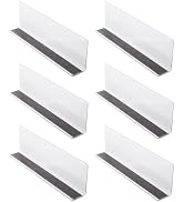 ULTECHNOVO 6Pcs Clear Shelf Dividers Closets Separator Commodity Divider Magnetic Baffle for Stor...
