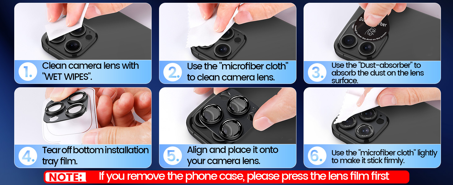 phone camera lens case