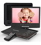 WONNIE 12.5" Portable DVD Player Car Headrest Video Players with 10.5" Swivel Screen, Car Headres...