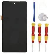 OLED Screen Replacement for Google Pixel 7A, Touch Screen Digitizer Assembly with Fingerprint Fun...