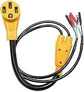 MECMO 50 Amp Parallel Cord Kit for Generator 120V 50A RV (14-50R), cUL Listed Inverter Generator ...
