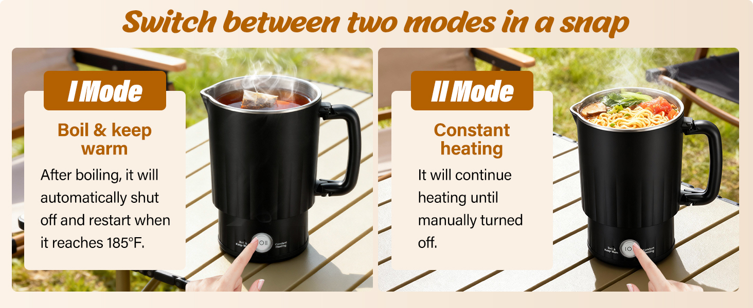 Travel Foldable Electric Kettle