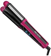 REVLON Perfect Match Flat Iron Straightens, Creates Curls and Waves | Hair Straightener with Cera...