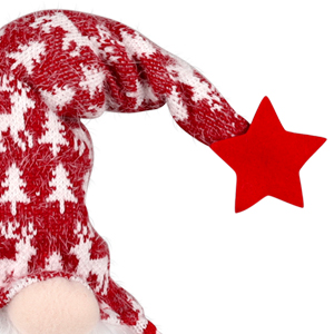 Christmas tree top star gnome hat supports bendable