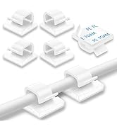 200 Pcs Cable Clips, Adhesive Cable Organizer Cord Holder Wire Clip Wire Management Self Adhesive...