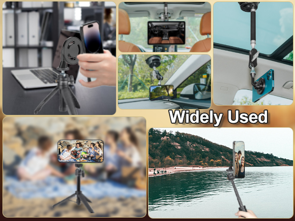 Magnetic Phone Tripod Mount Adapter 1/4