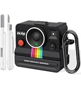 VISOOM Case for Apple Airpods 4 - Anti-Drop Silicone Camera Case with Keychain and Cleaner Kit, S...