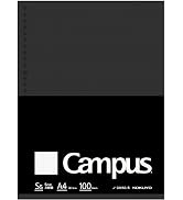 Kokuyo Campus Loose Leaf Paper for Binders, Business Type, Sarasara Smooth Writing, A4, 5mm Grid ...