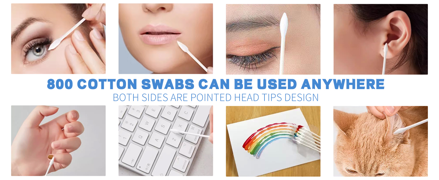 Pointed Tip Cotton Swabs