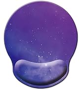 Mouse Pad with Wrist Support, Ergonomic Mouse Pad with Memory Foam Wrist Rest Cushion, Non-Slip R...