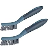PHYEX 2 Packs Small Brushes for Cleaning, Stiff Bristle Grout Scrub Brushes for Kitchen, Bathroom...