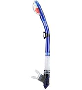 Aegend Diving Dry Snorkel for Adult & Youth - Snorkeling Gear with Top Dry Valve, Perfect for Sno...