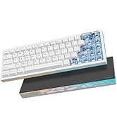 YUNZII AL65 Wireless Mechanical Keyboard, Full Aluminum CNC,Support QMK/VIA Software Gasket Struc...