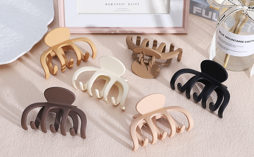 SMKSL 6 Pcs Hair Clips for Thick and Thin Hair