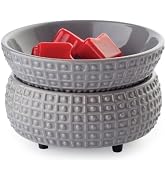 Candle Warmers Etc 2-In-1 Candle and Fragrance Warmer For Warming Scented Candles or Wax Melts an...