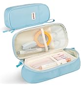 Zzrywuty Big Capacity Pencil Pouch,Durable Pen Bag Wide Opening Portable Large Pencil Case Pouch ...