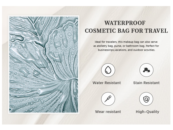 waterproof makeup bag