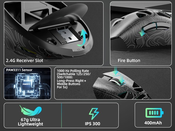 AULA SC620 computer mouse