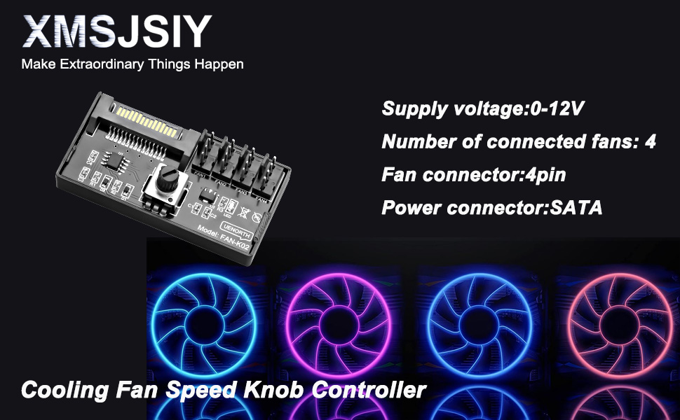 Cooling Fan Speed Knob Controller