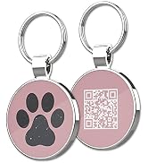 MYLUCKYTAG QR Code Pet ID Tags Dog Tags - Pet Online Profile - Scan QR Receive Instant Pet Locati...