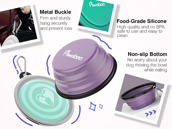 collapsible dog bowls