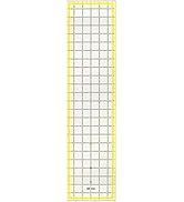 Breman Precision Clear Quilting Ruler - 6x24 Inch Clear Ruler - Clear Acrylic Ruler for Cutting F...
