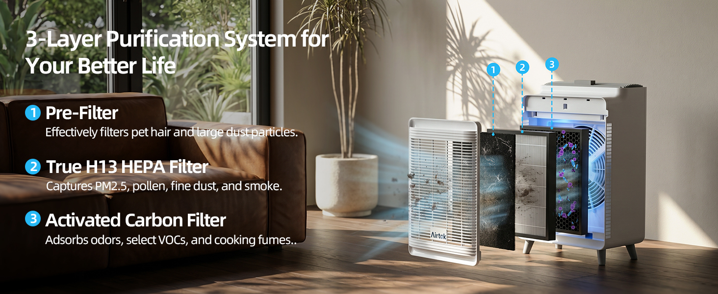 Air Purifier for Home Large Room