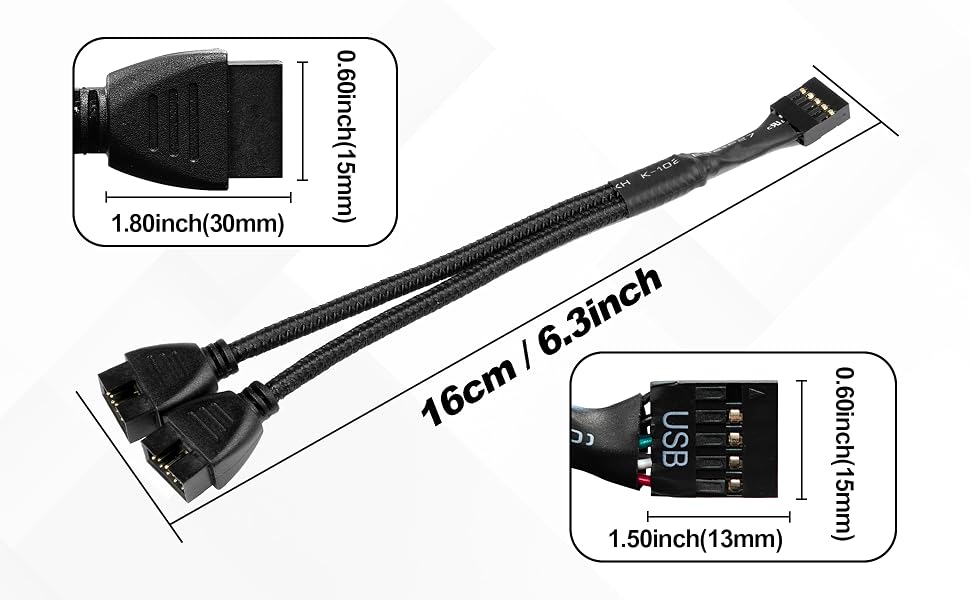 usb header splitter