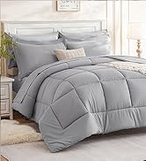 FreshCulture Twin XL Comforter Set, 5 Pieces Bed in a Bag for All Season, Twin XL Size Bedding Se...