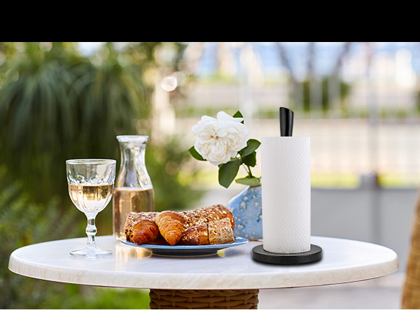 cast iron paper towel holder