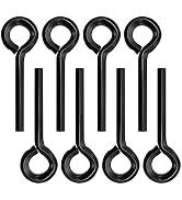 Aienxn 8pcs Black 7/32" Standard Hex Dogging Key with Full Loop, Metal Allen Wrench Door Key for ...