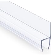 AmazerBath Shower Door Side Seal Strip 78.75 Inches (15.75inches * 5) - 5 Sections Segmented Show...