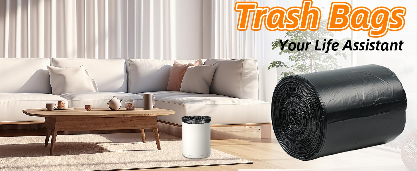 white garbage bags 13 gallon tall kitchen