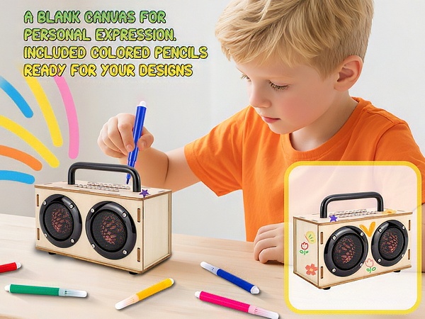 DIY Speaker Kits for 8 9 10 11 12 13 14 15 16 boys & girls birthday christmas