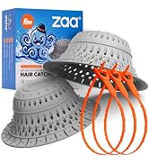zaa Bathtub Drain Strainer Silicone Bathroom Stopper Fixture Accessories | 5 pcs set: 2 pack sili...