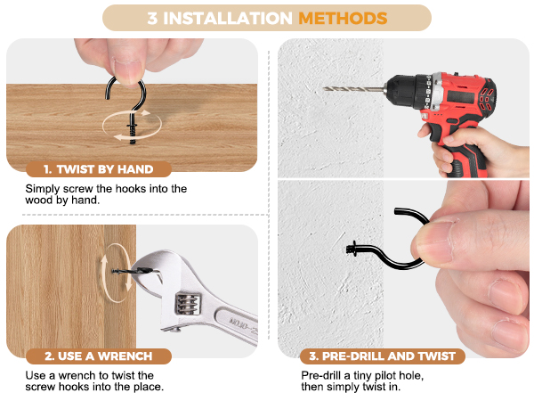 screw in hooks