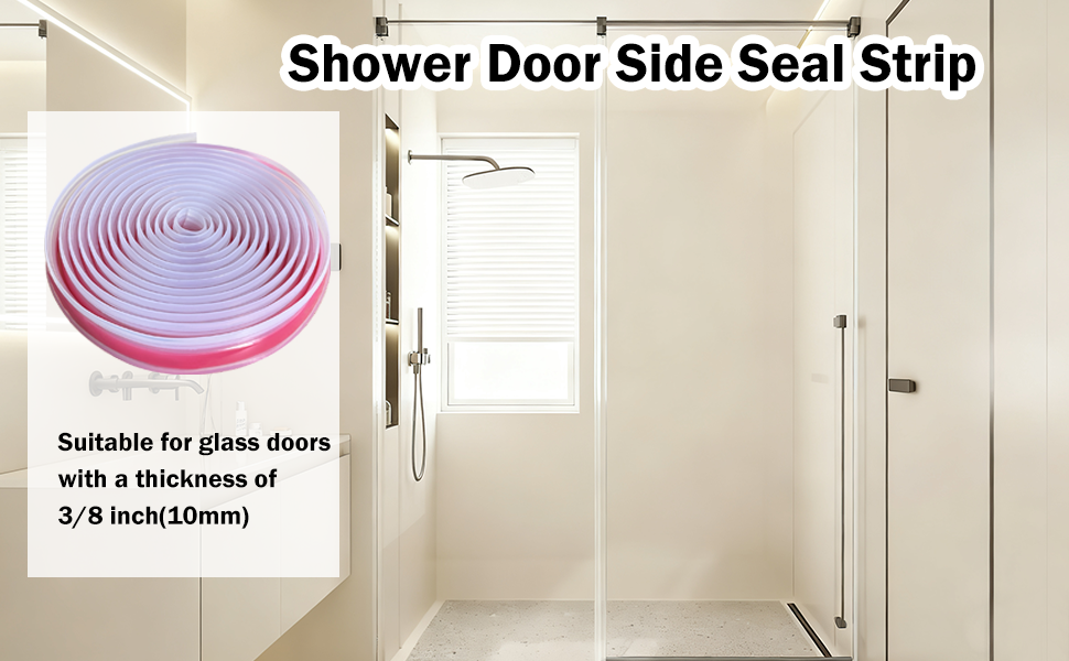 10 Feet Shower Door Side Seal Strip