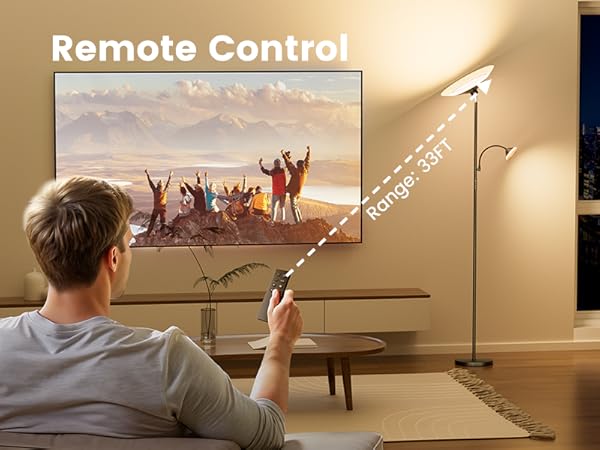 floor lamp with remote control