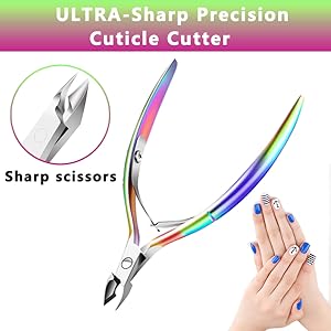 Cuticle Trimmer with Cuticle Pusher
